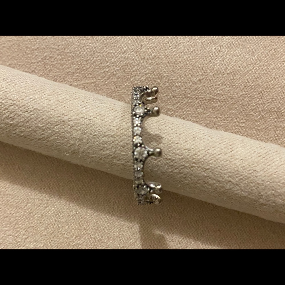 Pandora silver crown ring - Picture 3 of 6